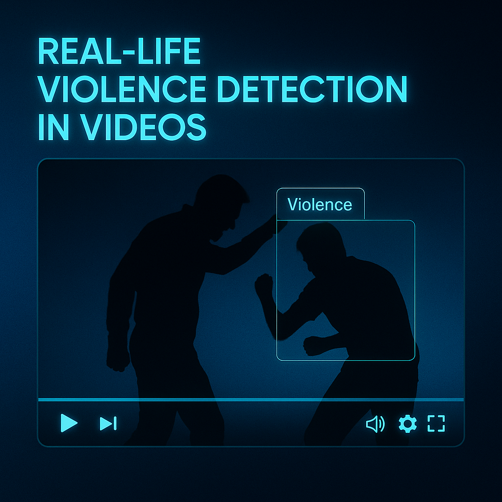 Project thumbnail - Real-Life Violence Detection in Videos using deep learning